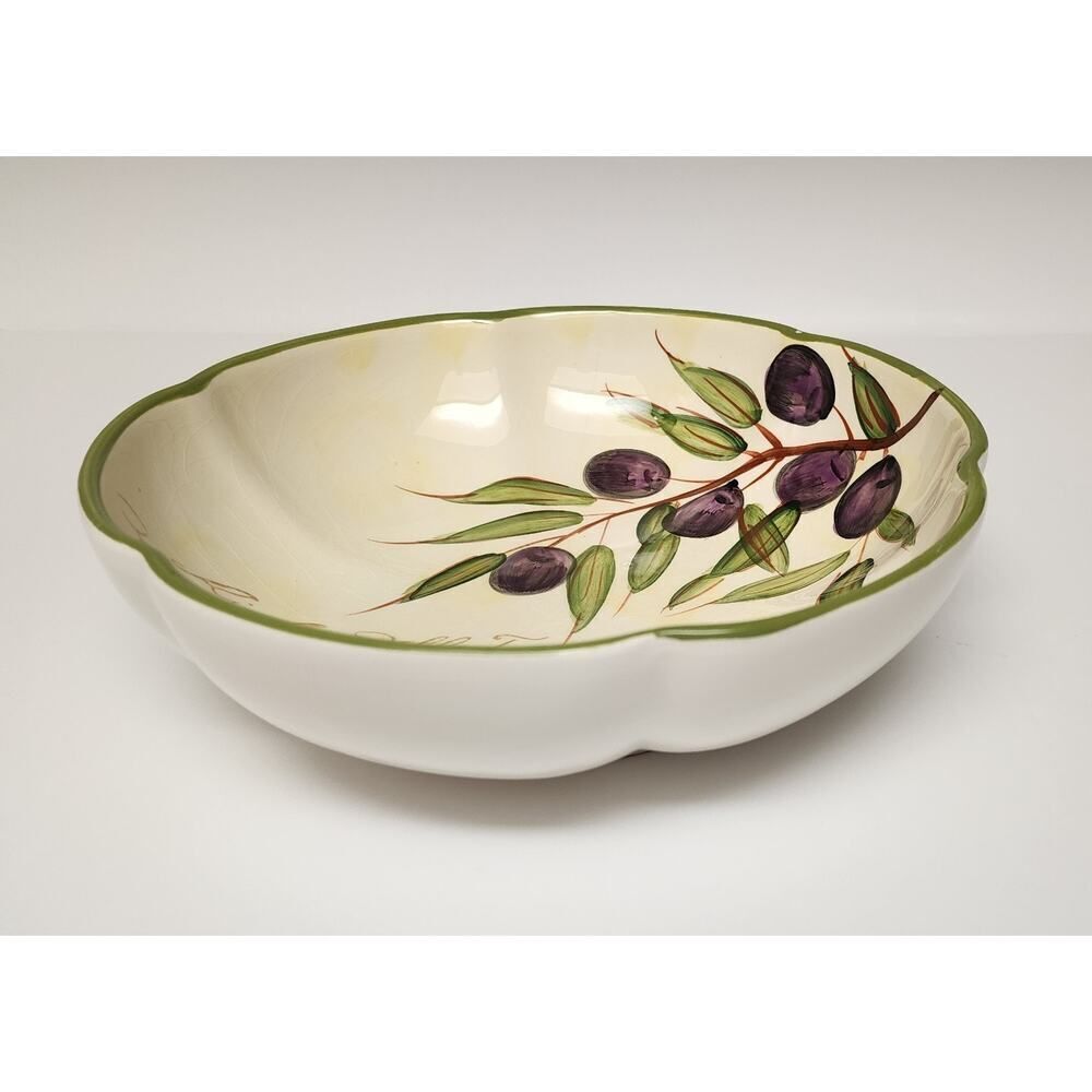 Toscany Vintage 3PC Olive Serving Bowls - Picture 3 of 11